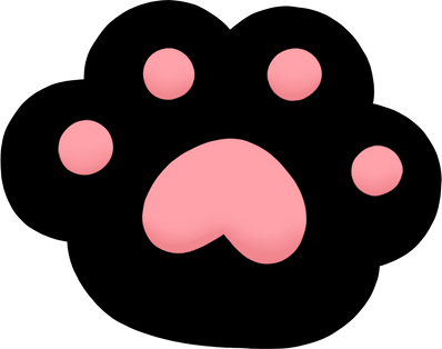 black pink paw