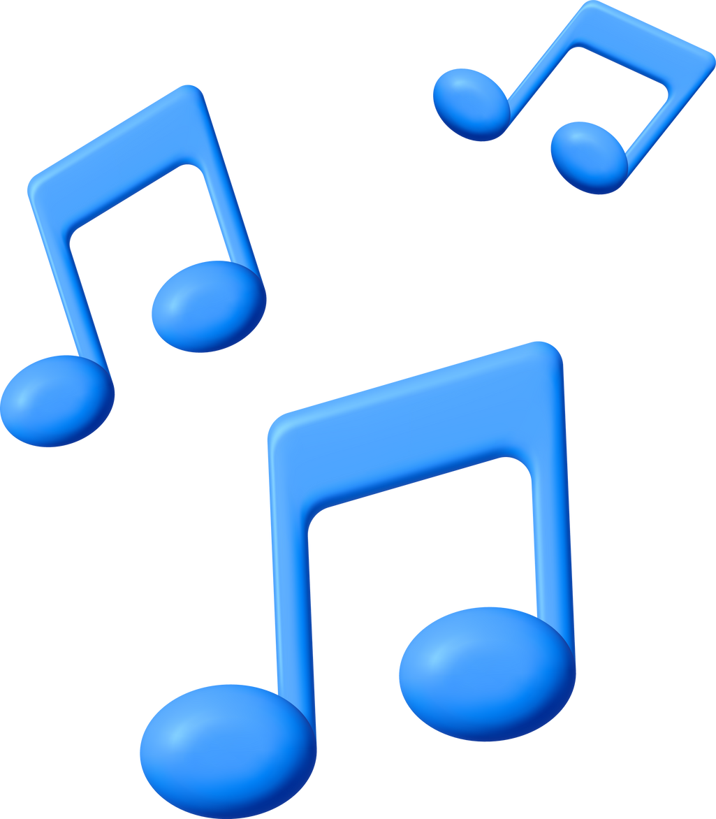 3D Music Note Icon