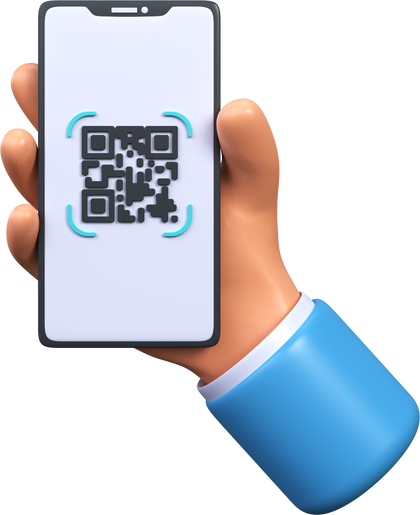 qr scan code 3d